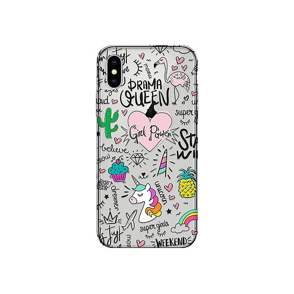 

Чехол-накладка PUMP Transperency Case for iPhone X/XS Abstract'