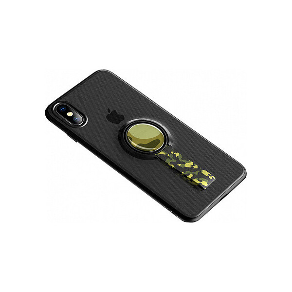

Чехол-накладка Rock TPU+PC MOC Protective Case Apple iPhone X Trans-Black'
