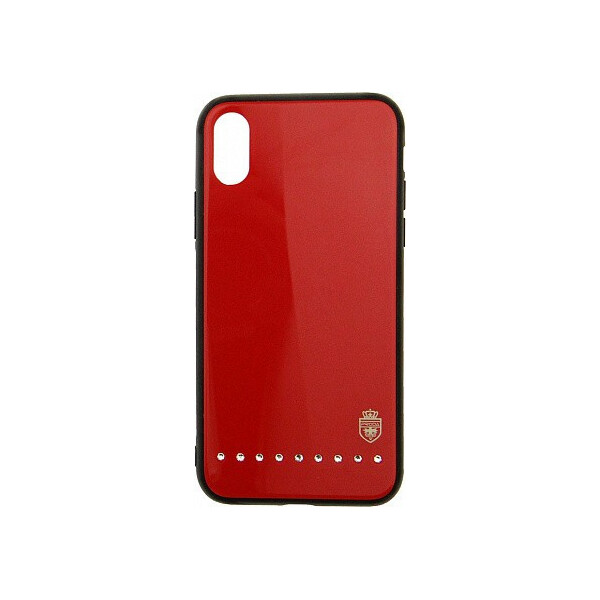 

Чехол-накладка Remax Batili Series Glass Case Apple iPhone X Red'