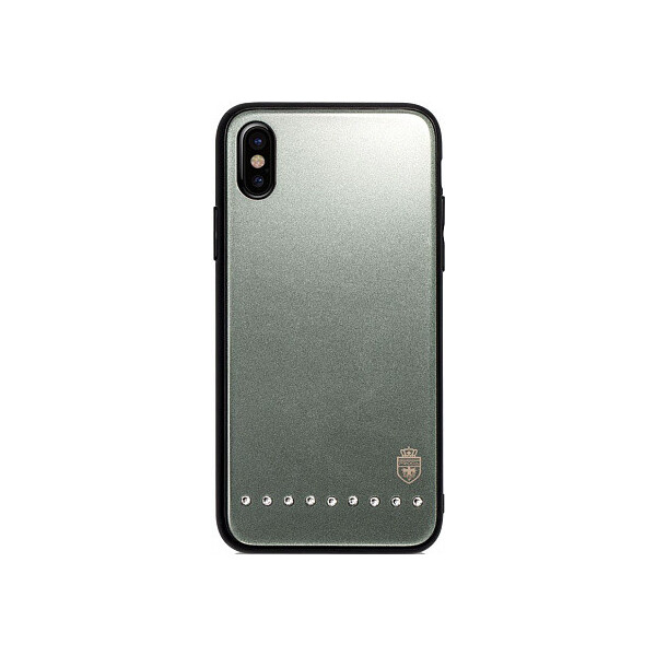 

Чехол-накладка Remax Batili Series Glass Case Apple iPhone X Green'