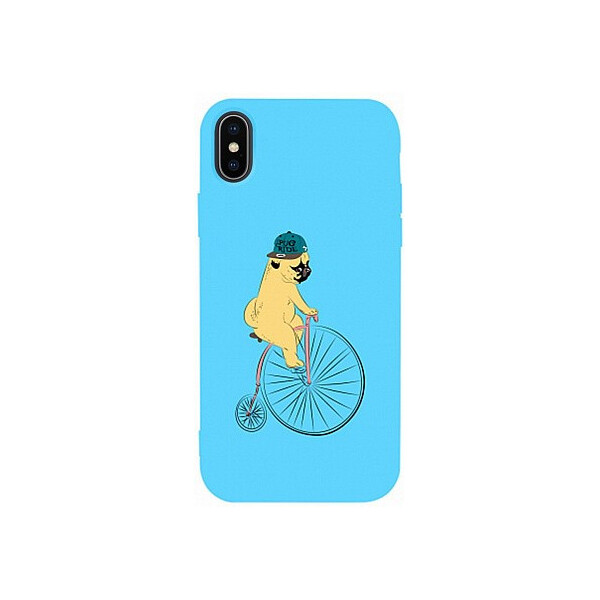 

Чехол-накладка TOTO Matt TPU 2mm Print Case Apple iPhone X/XS #10 Dog Ride Sky Blue'