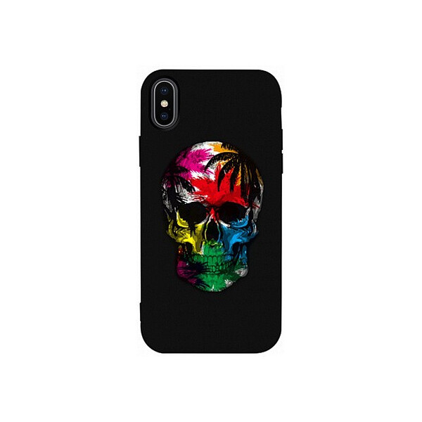 

Чехол-накладка TOTO Matt TPU 2mm Print Case Apple iPhone X/XS #29 Skull Black'