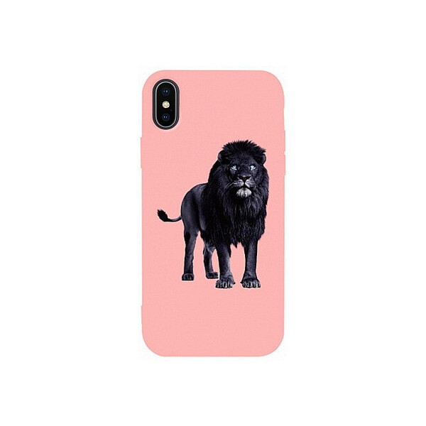 

Чехол-накладка TOTO Matt TPU 2mm Print Case Apple iPhone X/XS #36 Blacklion Pink'
