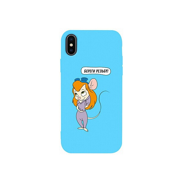 

Чехол-накладка TOTO Matt TPU 2mm Print Case Apple iPhone X/XS #72 Rezba Sky Blue'