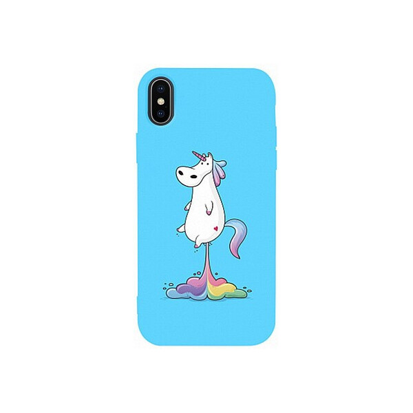 

Чехол-накладка TOTO Matt TPU 2mm Print Case Apple iPhone X/XS #30 Unicorn Puk Sky Blue'