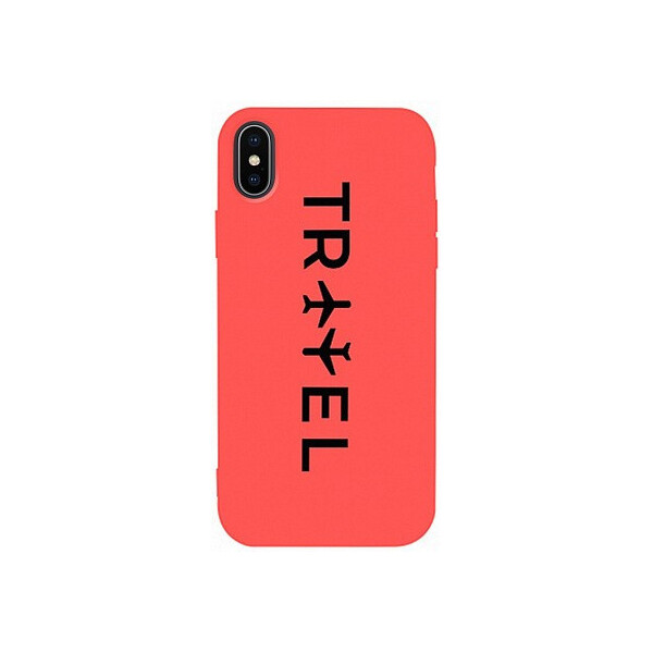 

Чехол-накладка TOTO Matt TPU 2mm Print Case Apple iPhone X/XS #45 Travel Orange'