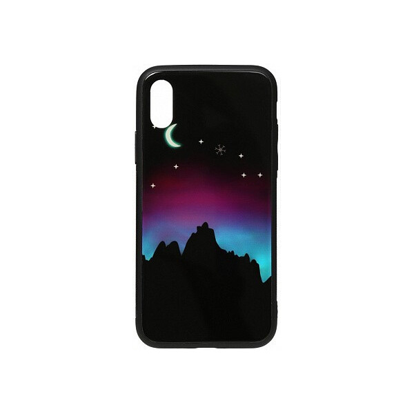 

Чехол-накладка TOTO Night Light Print Glass Case Apple iPhone X/XS Young Moon'