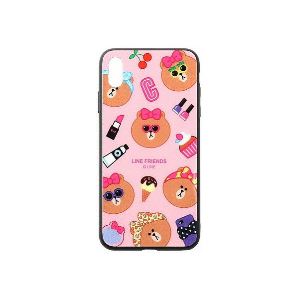 

Чехол-накладка TOTO Cartoon Print Glass Case Apple iPhone X/XS Line friends Linc'