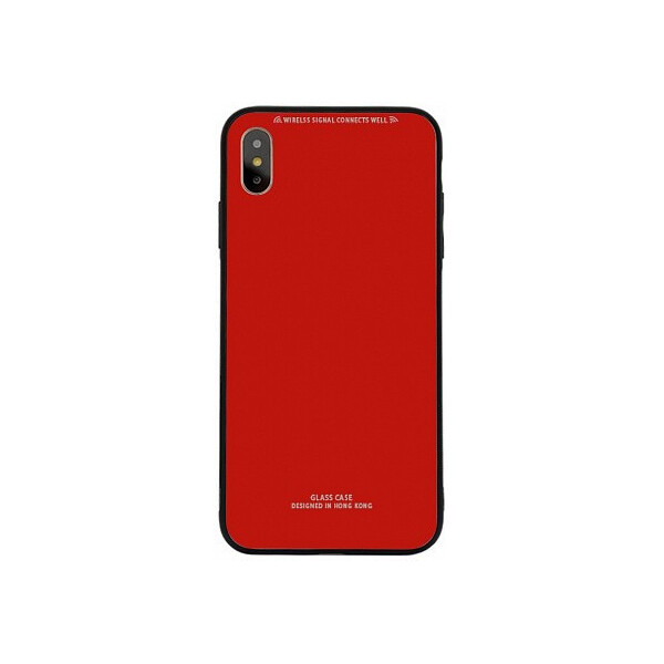 

Чехол-накладка TOTO Pure Glass Case Apple iPhone X/XS Red'