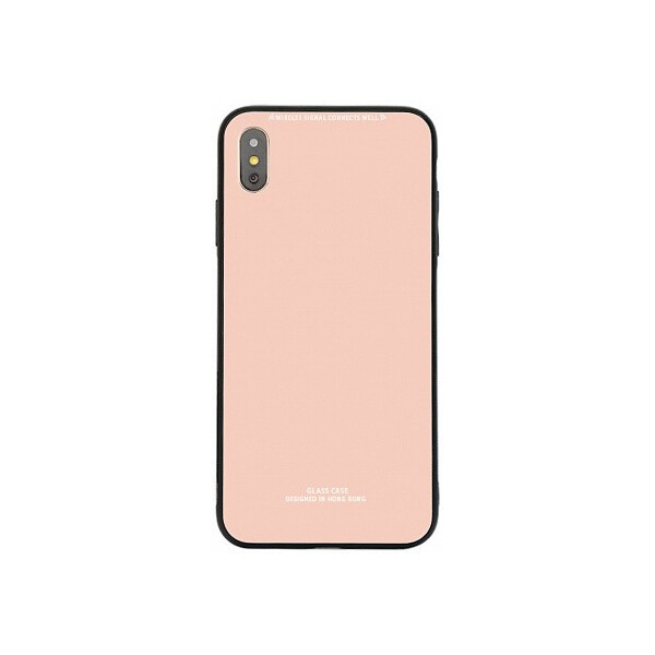 

Чехол-накладка TOTO Pure Glass Case Apple iPhone X/XS Pink'