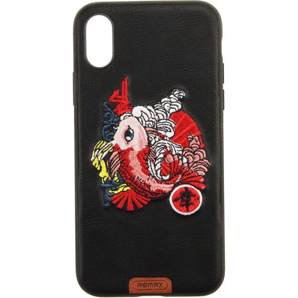 

Чехол-накладка Remax Stitch Series Case Apple iPhone X Koi Fish