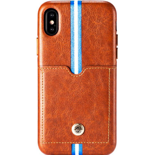 

Чехол-накладка Remax Bert Series Case Apple iPhone X Brown
