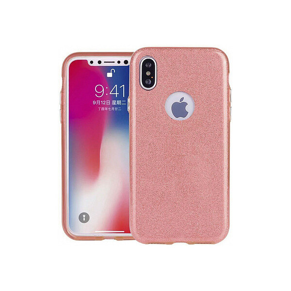 

Чехол-накладка TOTO TPU Shine Case iPhone X Rose Gold'