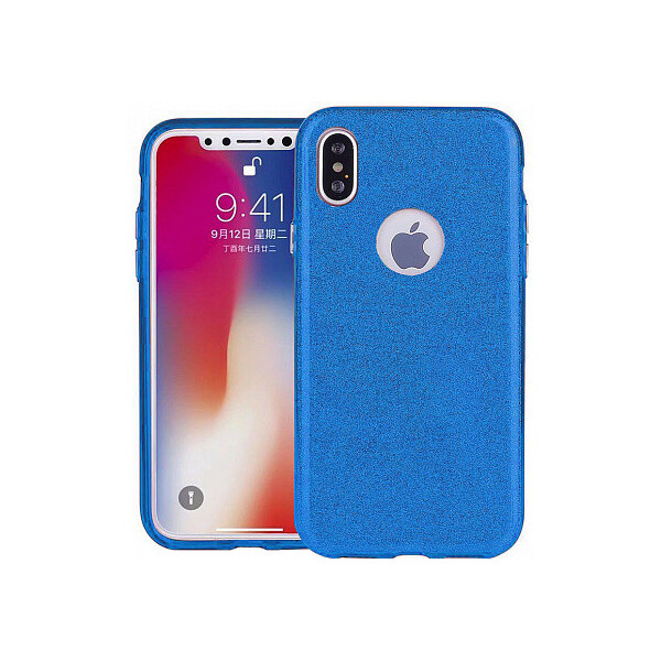 

Чехол-накладка TOTO TPU Shine Case iPhone X Blue'