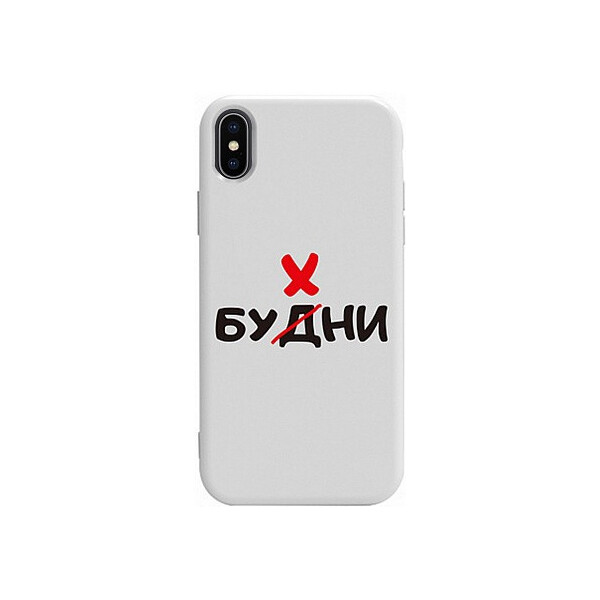 

Чехол-накладка TOTO Pure TPU 2mm Print Case Apple iPhone X/XS #73 Buhni White'
