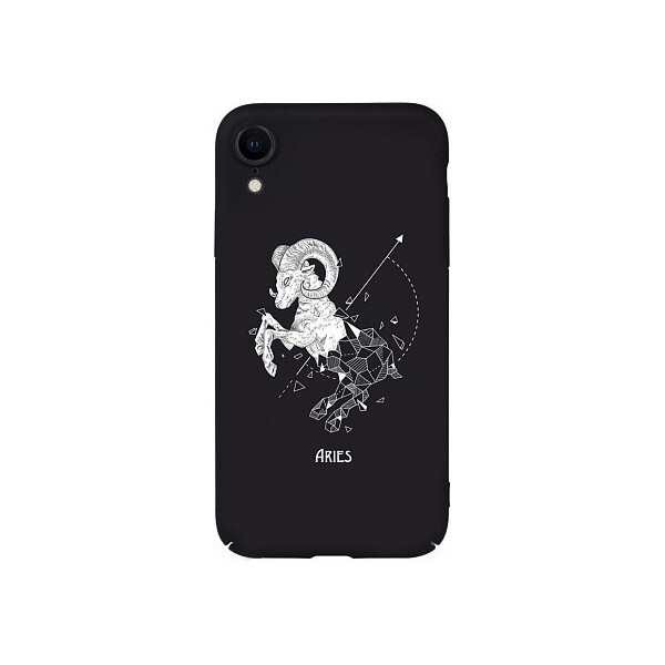 

Чехол-накладка TOTO Full PC Print Case Apple iPhone XR #168_Aries Black'