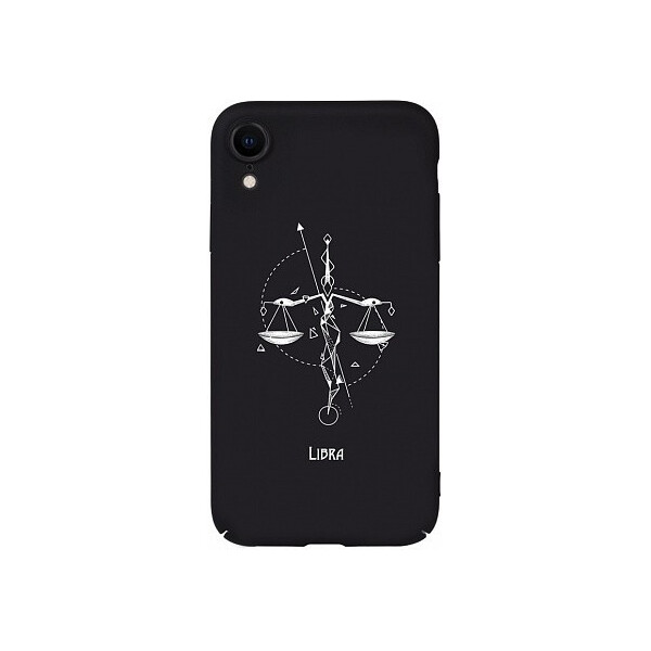 

Чехол-накладка TOTO Full PC Print Case Apple iPhone XR #163_Libra Black'