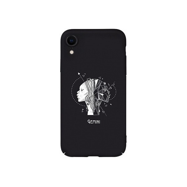 

Чехол-накладка TOTO Full PC Print Case Apple iPhone XR #162_Gemini Black'