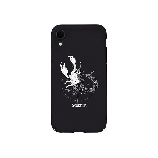 

Чехол-накладка TOTO Full PC Print Case Apple iPhone XR #161_Scorpius Black'