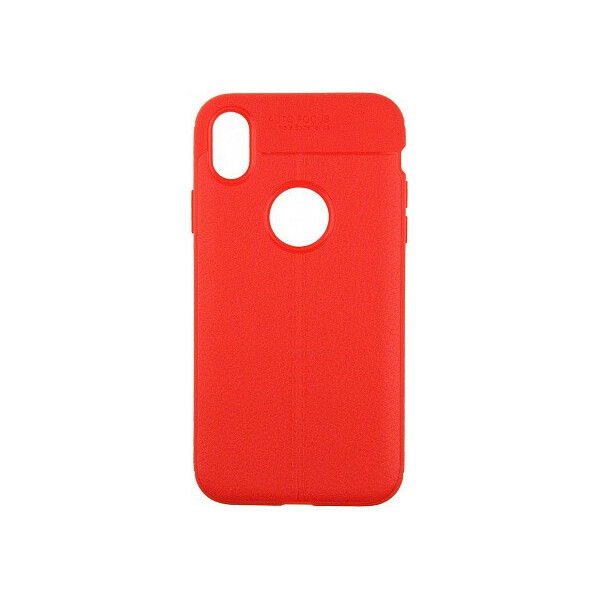 

Чехол-накладка Ipaky TPU Litchi Stria Series Case Apple iPhone XR Red'