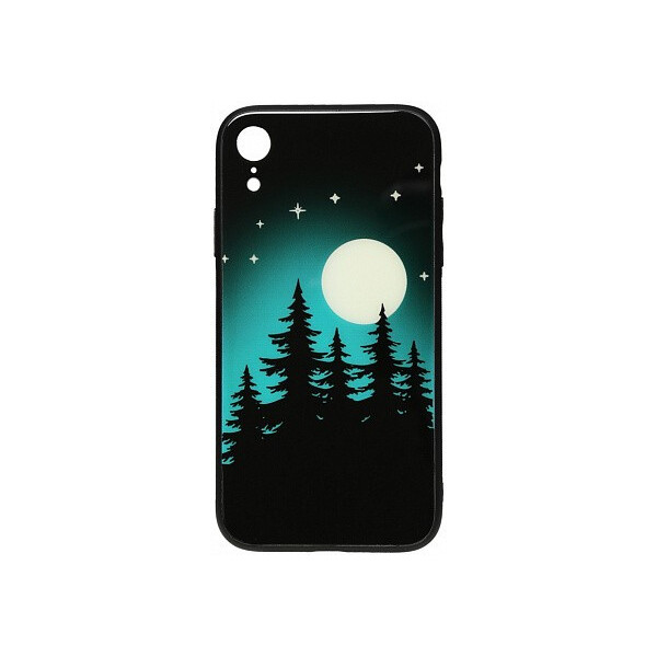 

Чехол-накладка TOTO Night Light Print Glass Case Apple iPhone XR Full Moon'