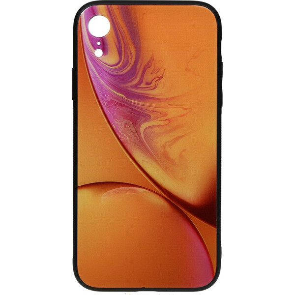 

Чехол-накладка TOTO Print Glass Space Case Apple iPhone XR Yellow