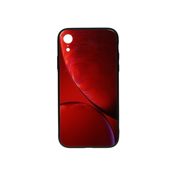 

Чехол-накладка TOTO Print Glass Space Case Apple iPhone XR Rubin Red'