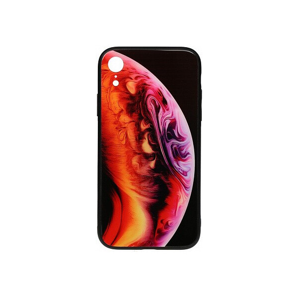 

Чехол-накладка TOTO Print Glass Space Case Apple iPhone XR Amethyst'