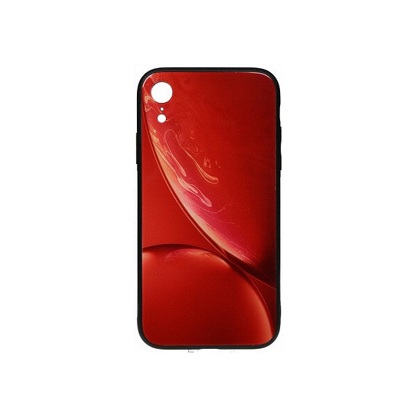 

Чехол-накладка TOTO Print Glass Space Case Apple iPhone XR Red'