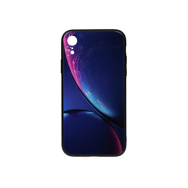 

Чехол-накладка TOTO Print Glass Space Case Apple iPhone XR Blue'