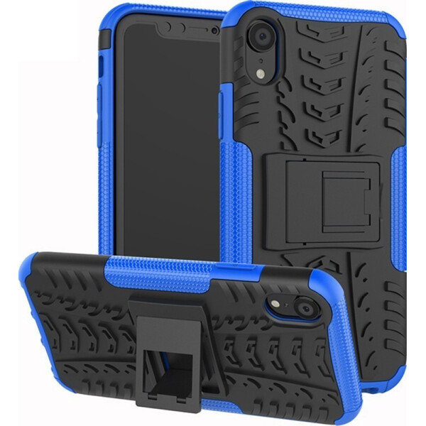 

Чехол-накладка TOTO Dazzle Kickstand 2 in 1 Case Apple iPhone XR Blue