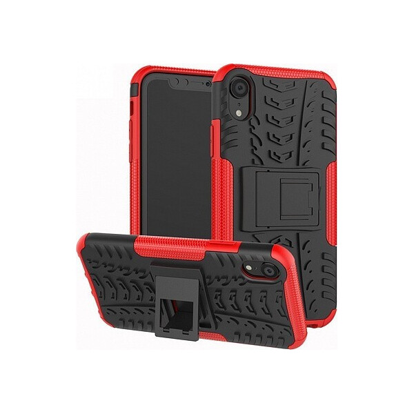 

Чехол-накладка TOTO Dazzle Kickstand 2 in 1 Case Apple iPhone XR Red'