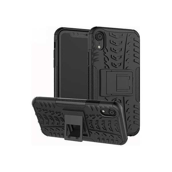 

Чехол-накладка TOTO Dazzle Kickstand 2 in 1 Case Apple iPhone XR Black'
