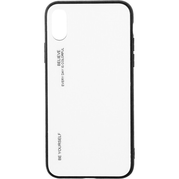 

Чехол-накладка TOTO Gradient Glass Case Apple iPhone X/XS White