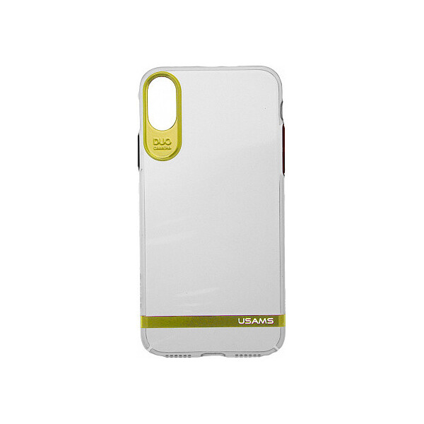 

Чехол-накладка Usams Q-plating Series Apple iPhone X Light Gold'