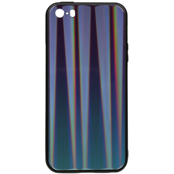 

Чехол-накладка TOTO Aurora Print Glass Case Apple iPhone SE/5s/5 Blue