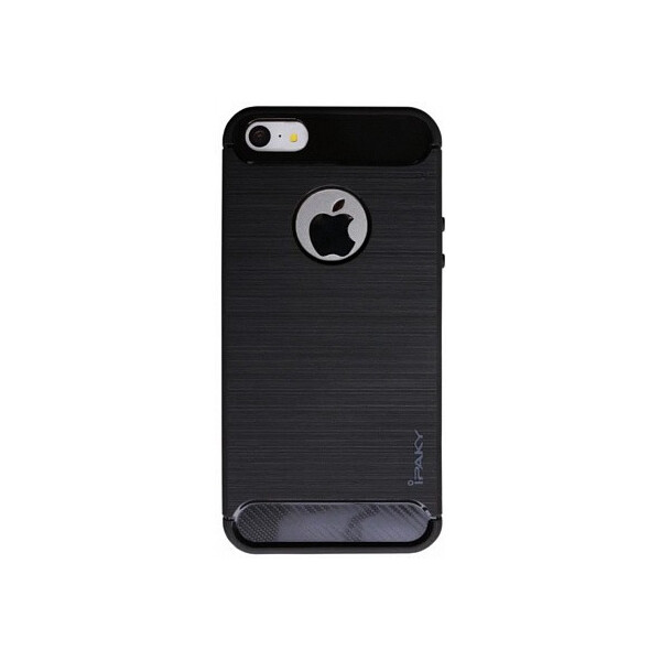 

Чехол-накладка Ipaky Slim Anti-fingerprint TPU Case iPhone SE/5/5s Black'