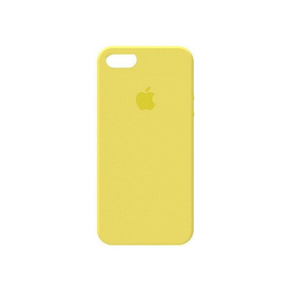 

Чехол-накладка TOTO Silicone Case Apple iPhone 5/5s/SE Lemon Yellow'