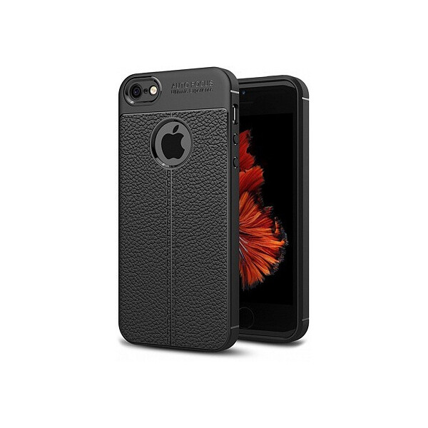 

Чехол-накладка Ipaky TPU Litchi Stria Series Case Apple iPhone SE/5s/5 Black'