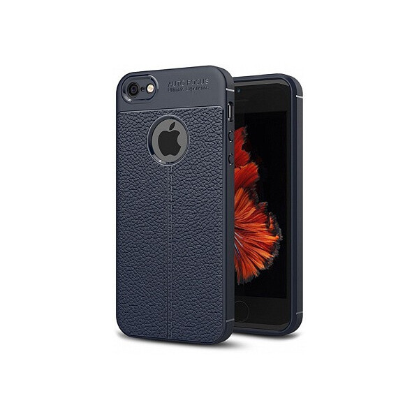 

Чехол-накладка Ipaky TPU Litchi Stria Series Case Apple iPhone SE/5s/5 Blue'