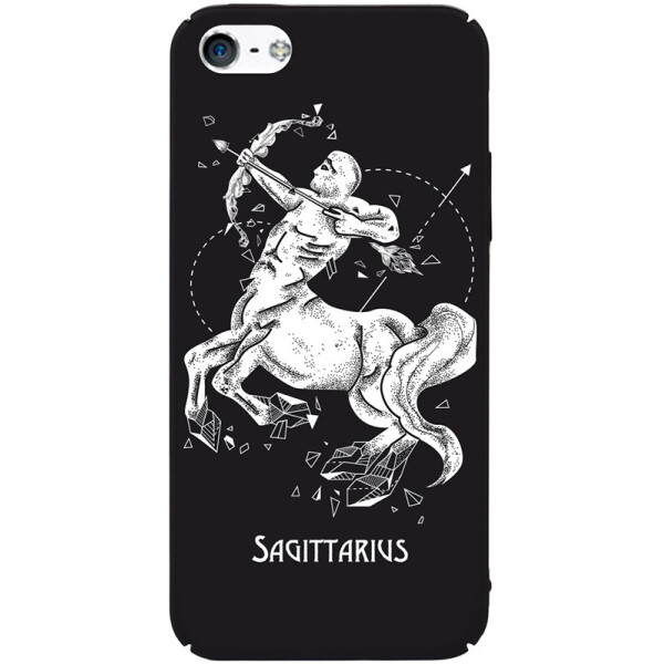 

Чехол-накладка TOTO Full PC Print Case Apple iPhone SE/5s/5 #171_Sagittarius Black