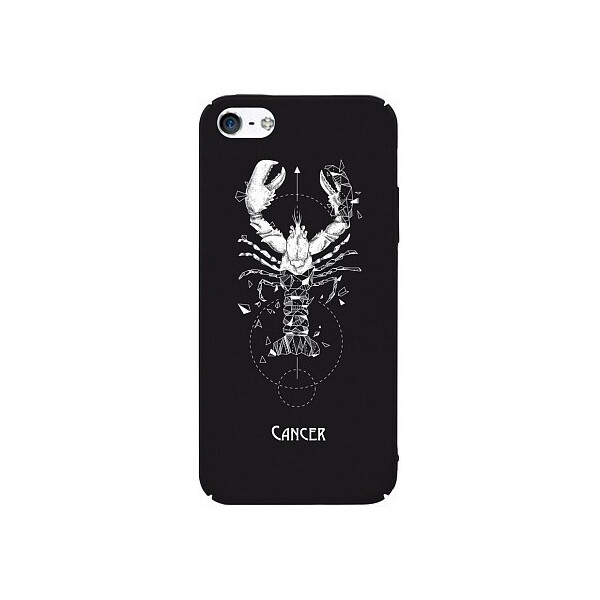 

Чехол-накладка TOTO Full PC Print Case Apple iPhone SE/5s/5 #169_Cancer Black'