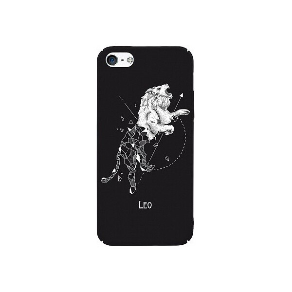 

Чехол-накладка TOTO Full PC Print Case Apple iPhone SE/5s/5 #167_Leo Black'