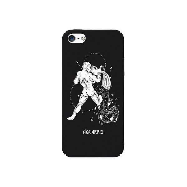 

Чехол-накладка TOTO Full PC Print Case Apple iPhone SE/5s/5 #164_Aquarius Black'