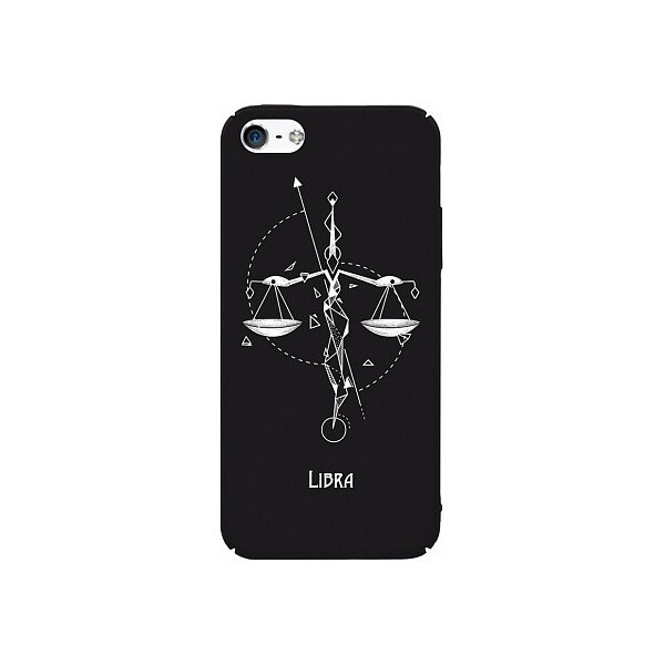 

Чехол-накладка TOTO Full PC Print Case Apple iPhone SE/5s/5 #163_Libra Black'