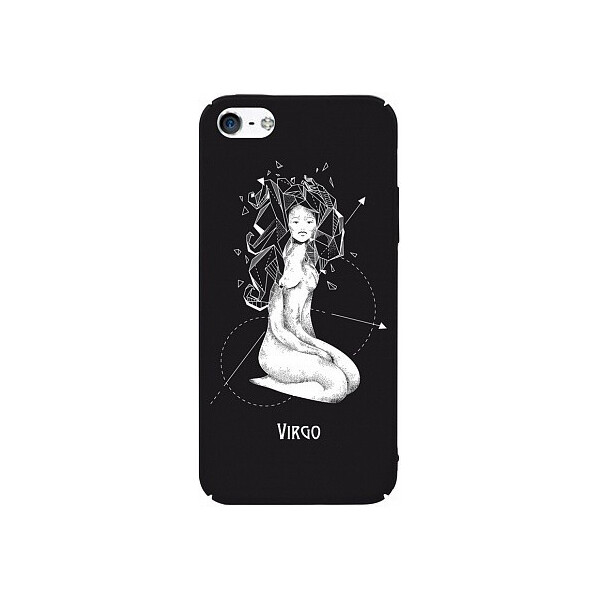 

Чехол-накладка TOTO Full PC Print Case Apple iPhone SE/5s/5 #165_Virgo Black'