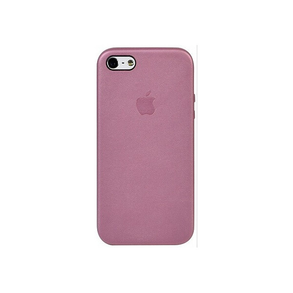 

Чехол-накладка TOTO Leather Case Apple iPhone SE/5s/5 Pink'