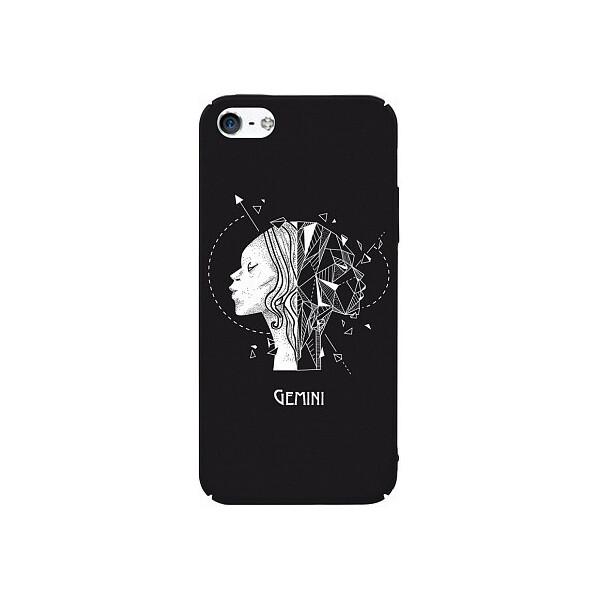 

Чехол-накладка TOTO Full PC Print Case Apple iPhone SE/5s/5 #162_Gemini Black'