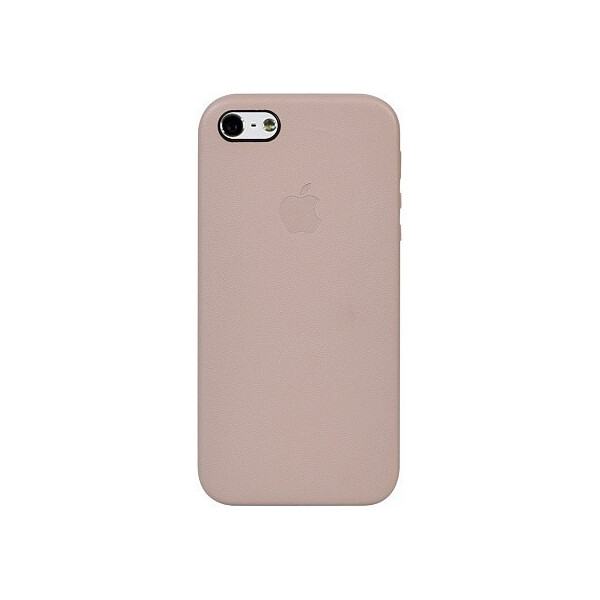

Чехол-накладка TOTO Leather Case Apple iPhone SE/5s/5 Light Brown'