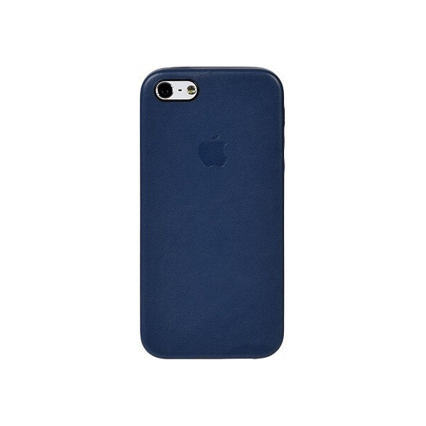 

Чехол-накладка TOTO Leather Case Apple iPhone SE/5s/5 Blue'